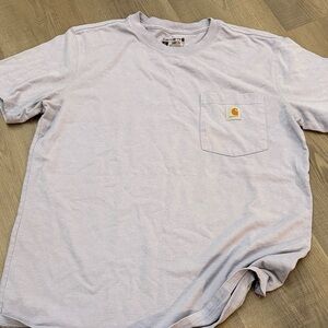 Carhartt Men's Light Gray Short Sleeve Tee